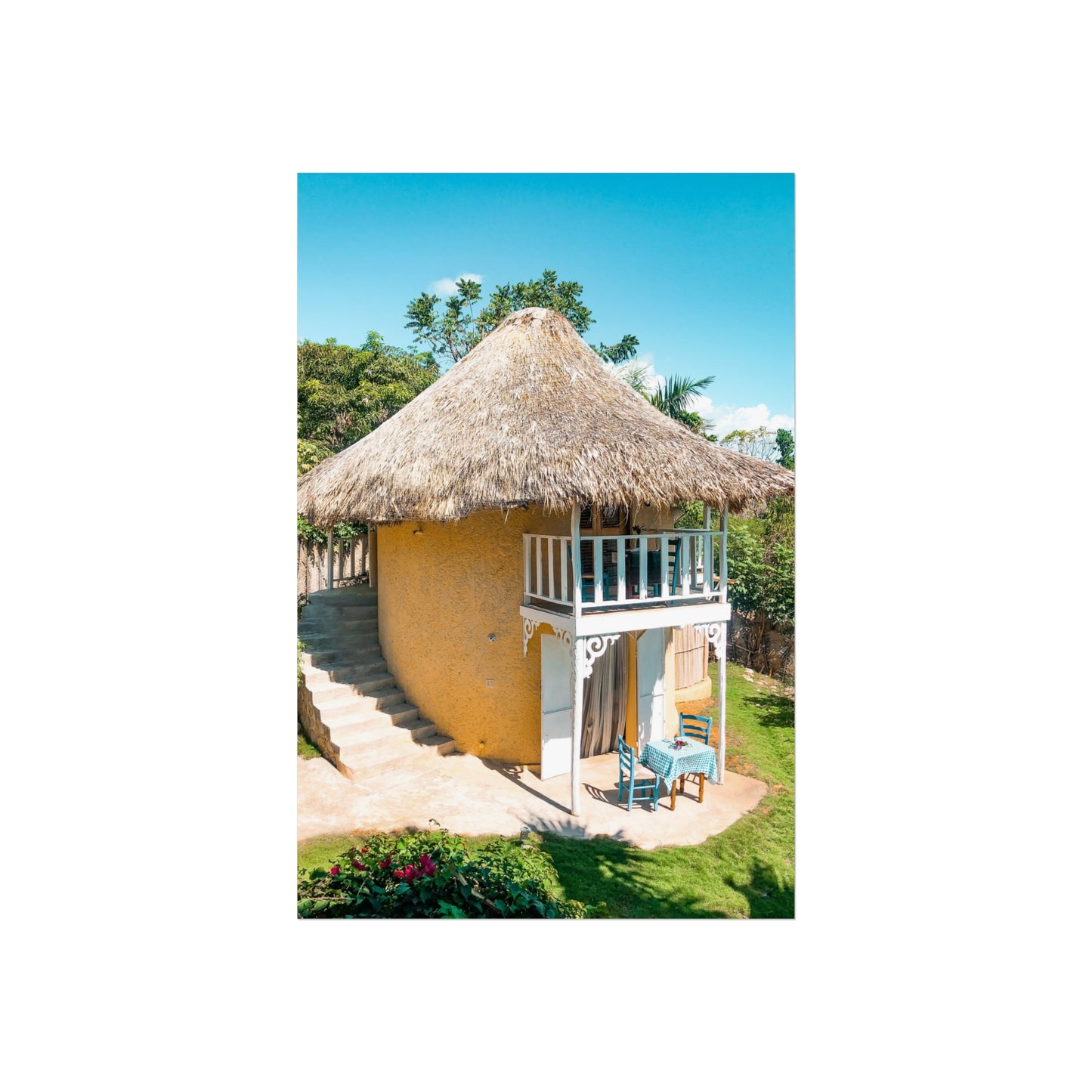 Chic chateau bungalow fine art poster