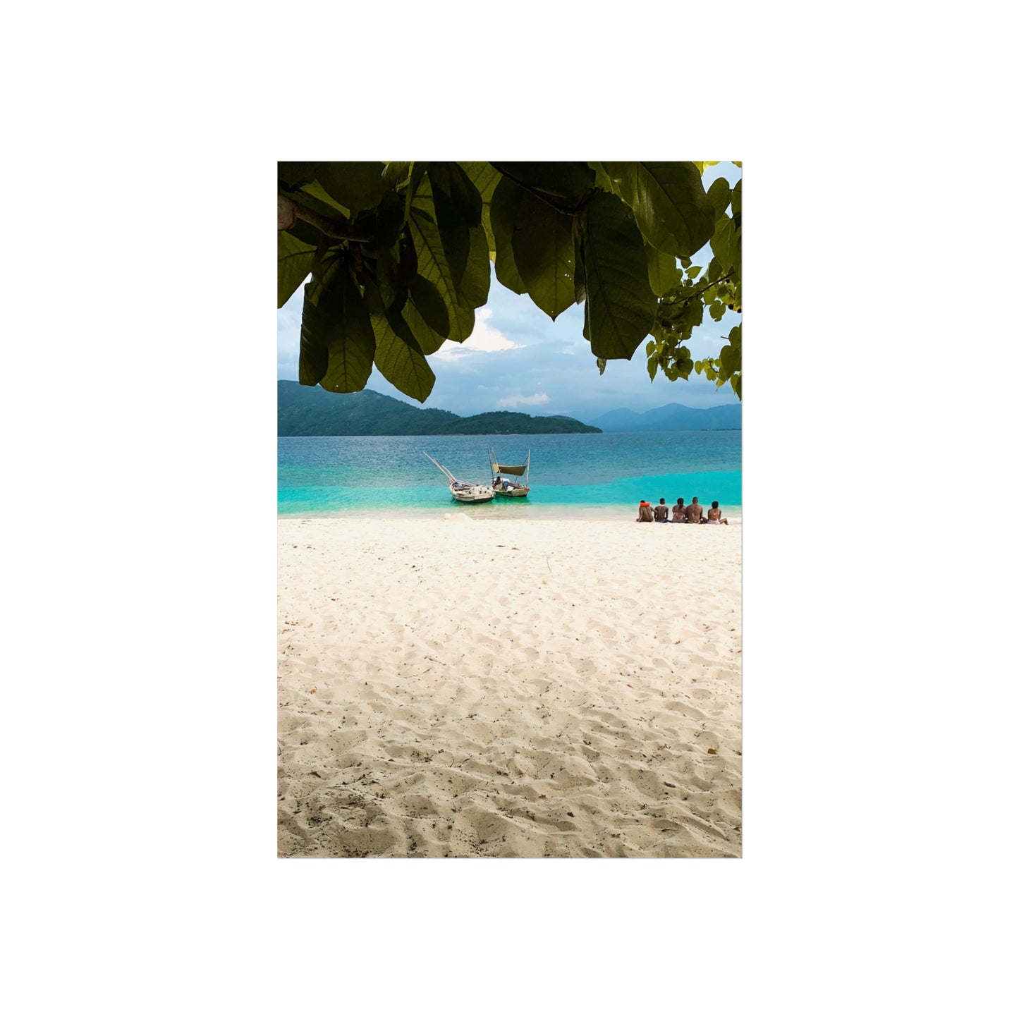 Beach Bums! Cap-Haitien Mint Beach Fine Art Poster, Coastal Wall Art, Ocean Decor, Beach House Decoration, Relaxing Home Aesthetic