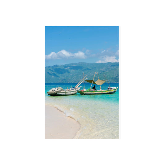 Serene Cap-Haitien Coastal Fine Art Poster, Ocean Wall Art, Nautical Decor, Beach House Print, Gift for Art Lovers