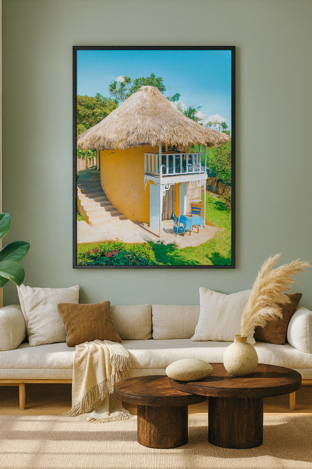 Chic chateau bungalow fine art poster