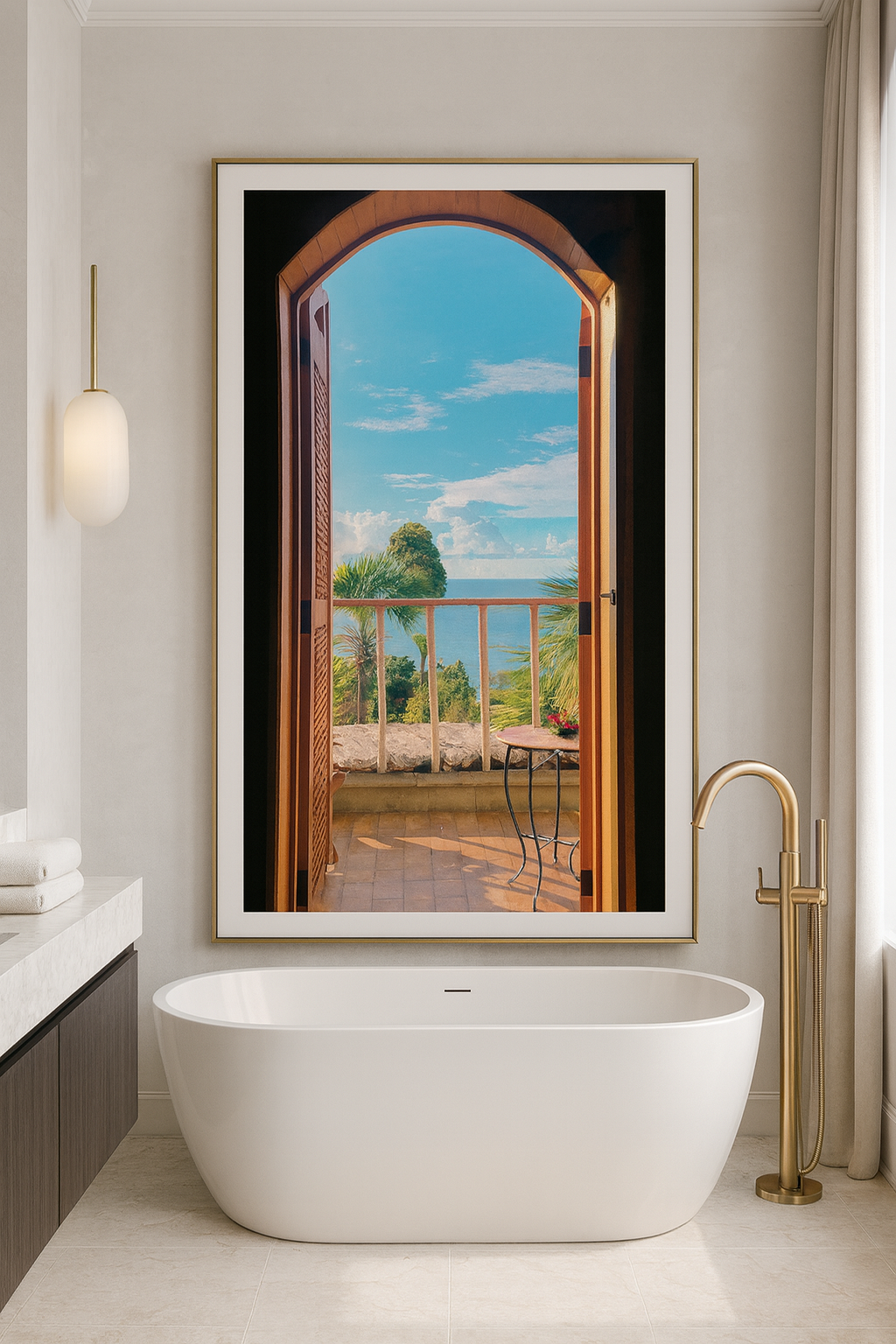 Serene Landscape Fine Art Posters, Wall Decor, Home Aesthetic, Art Print, Gift for Art Lovers, Nature Inspired Decor