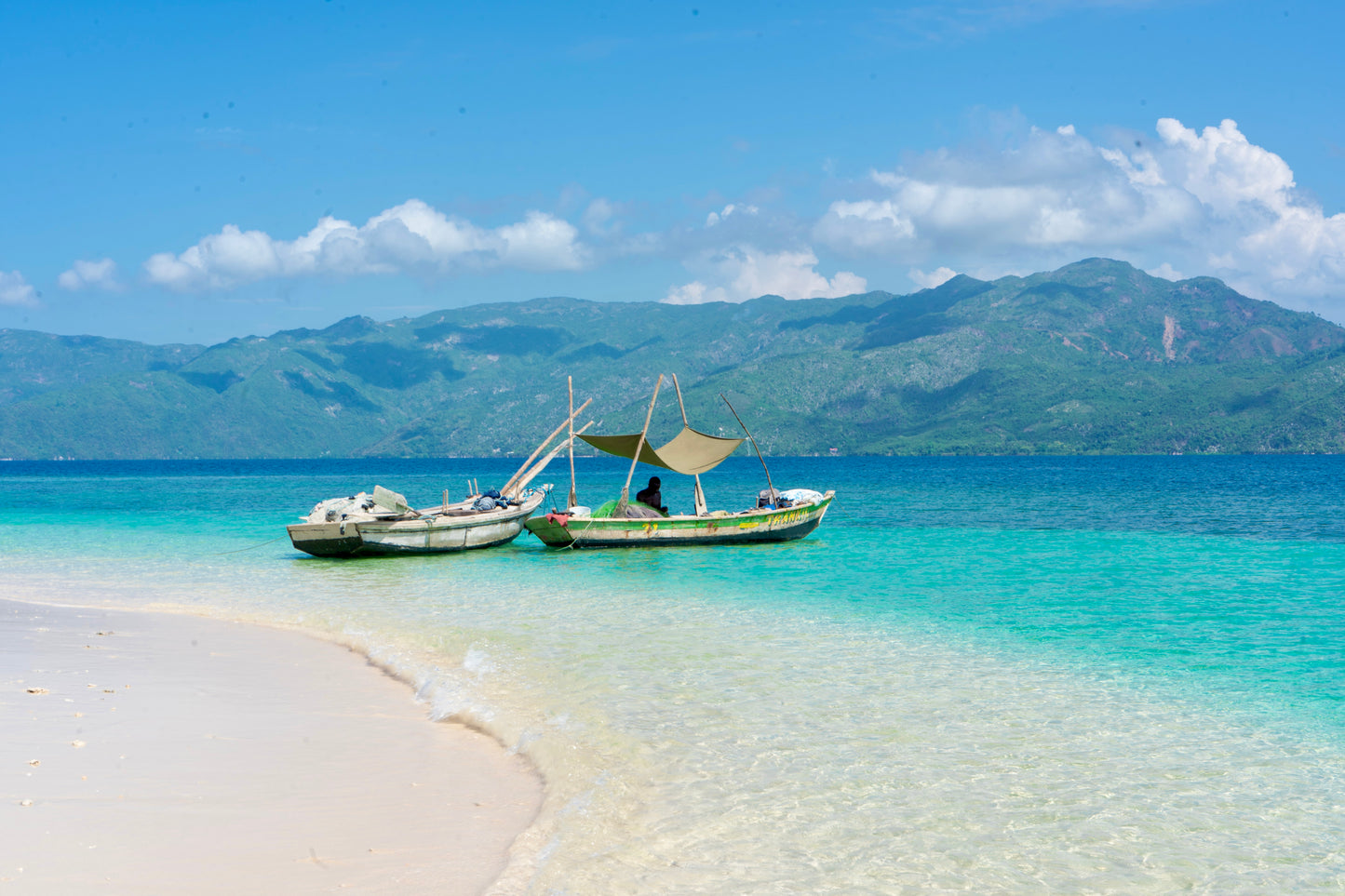Wooden boat digital print