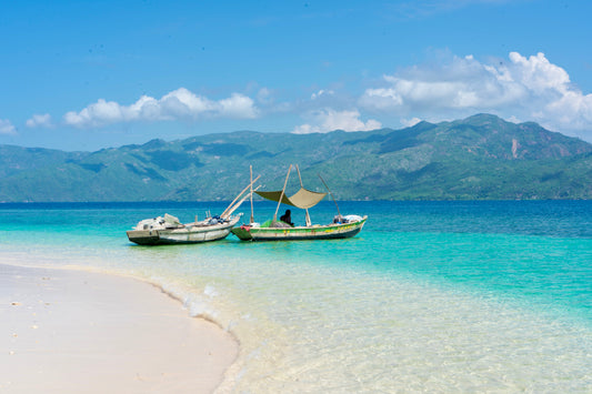 Wooden boat digital print
