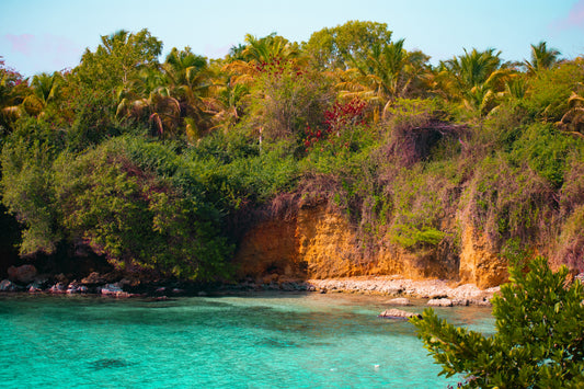 Cyvadier beach Jacmel digital print