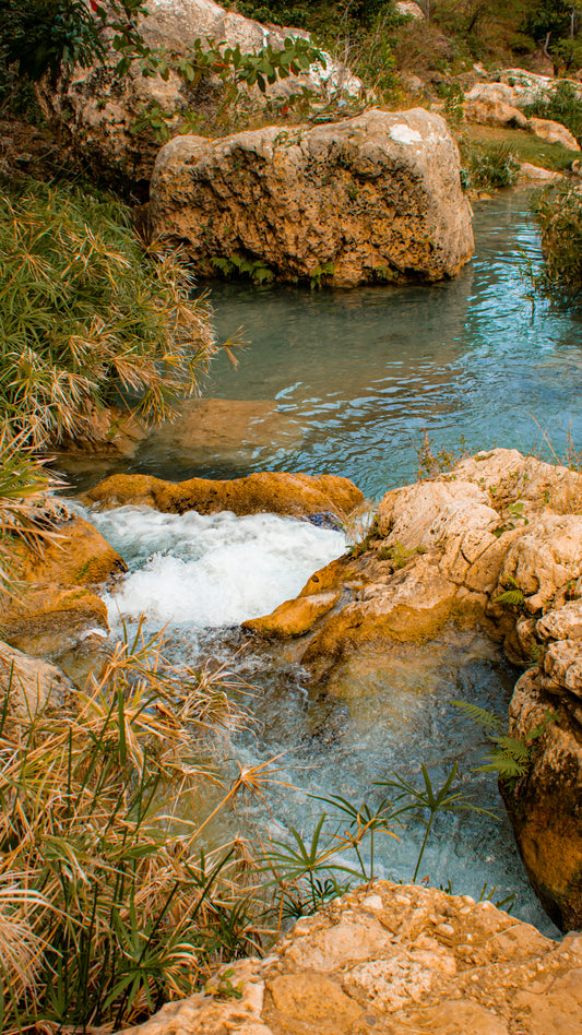 Bassin Bleu’s river Jacmel digital print