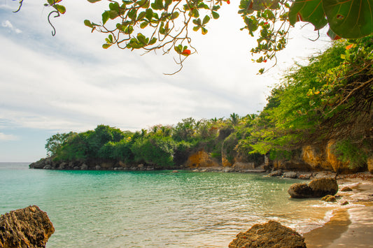 Cyvadier beach Jacmel digital print