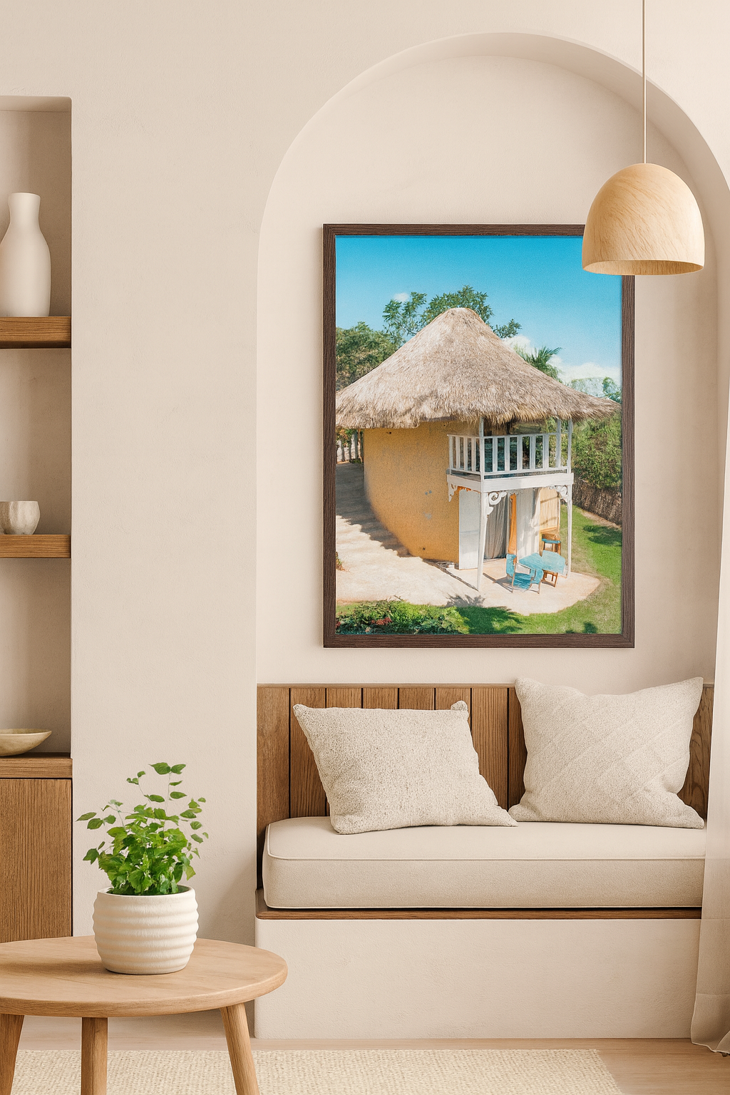 Chic chateau bungalow fine art poster